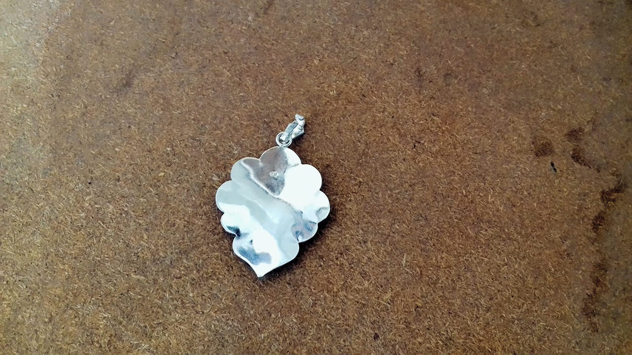  Necklace 800 Tiznit Silver Black, White Morocco