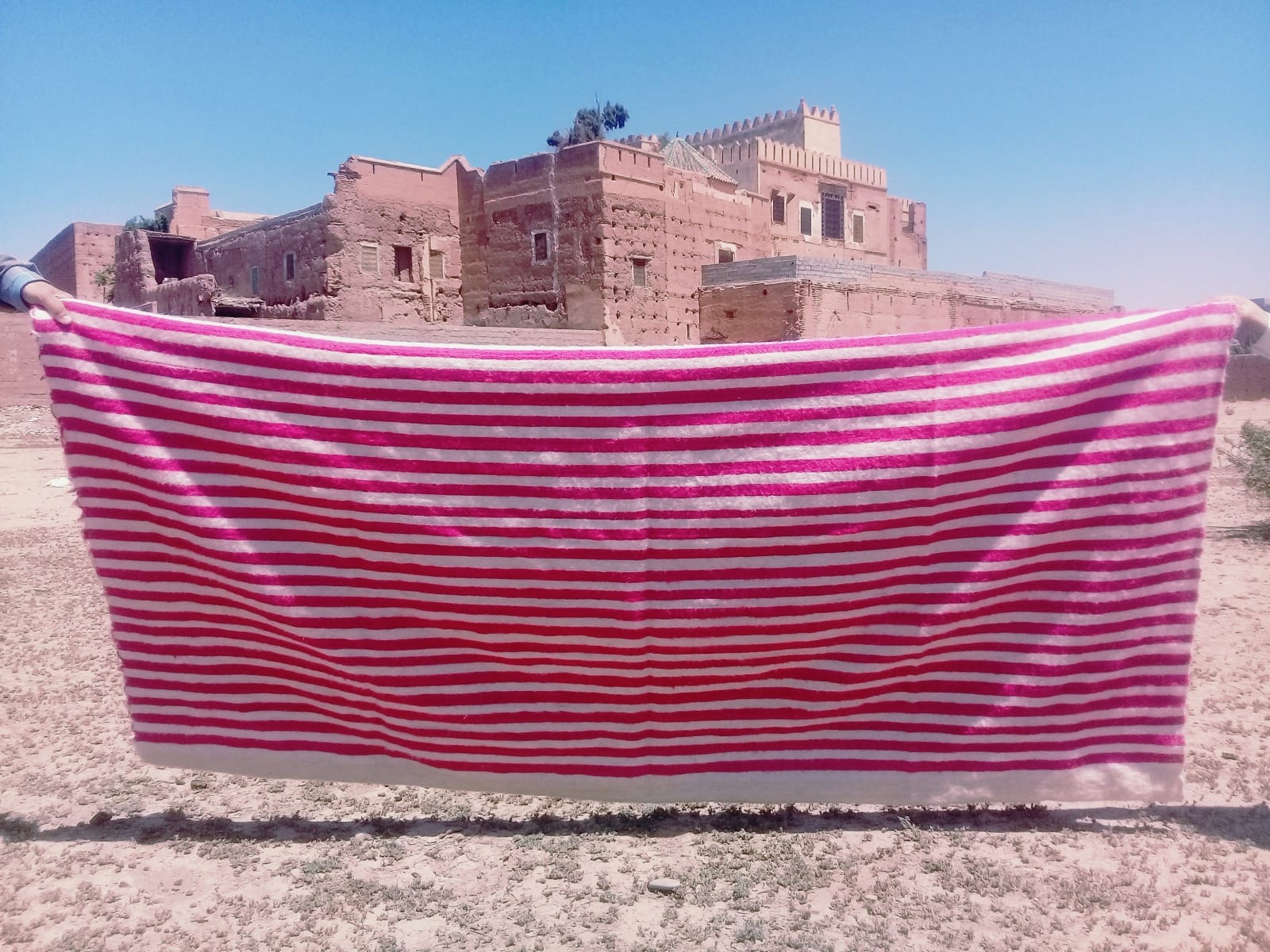  Scarf Natural Wool  and Natural Wool   Morocco