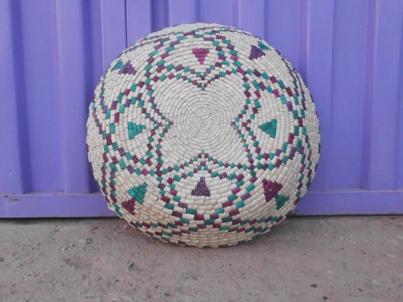  Woven Basket  Colored Morocco