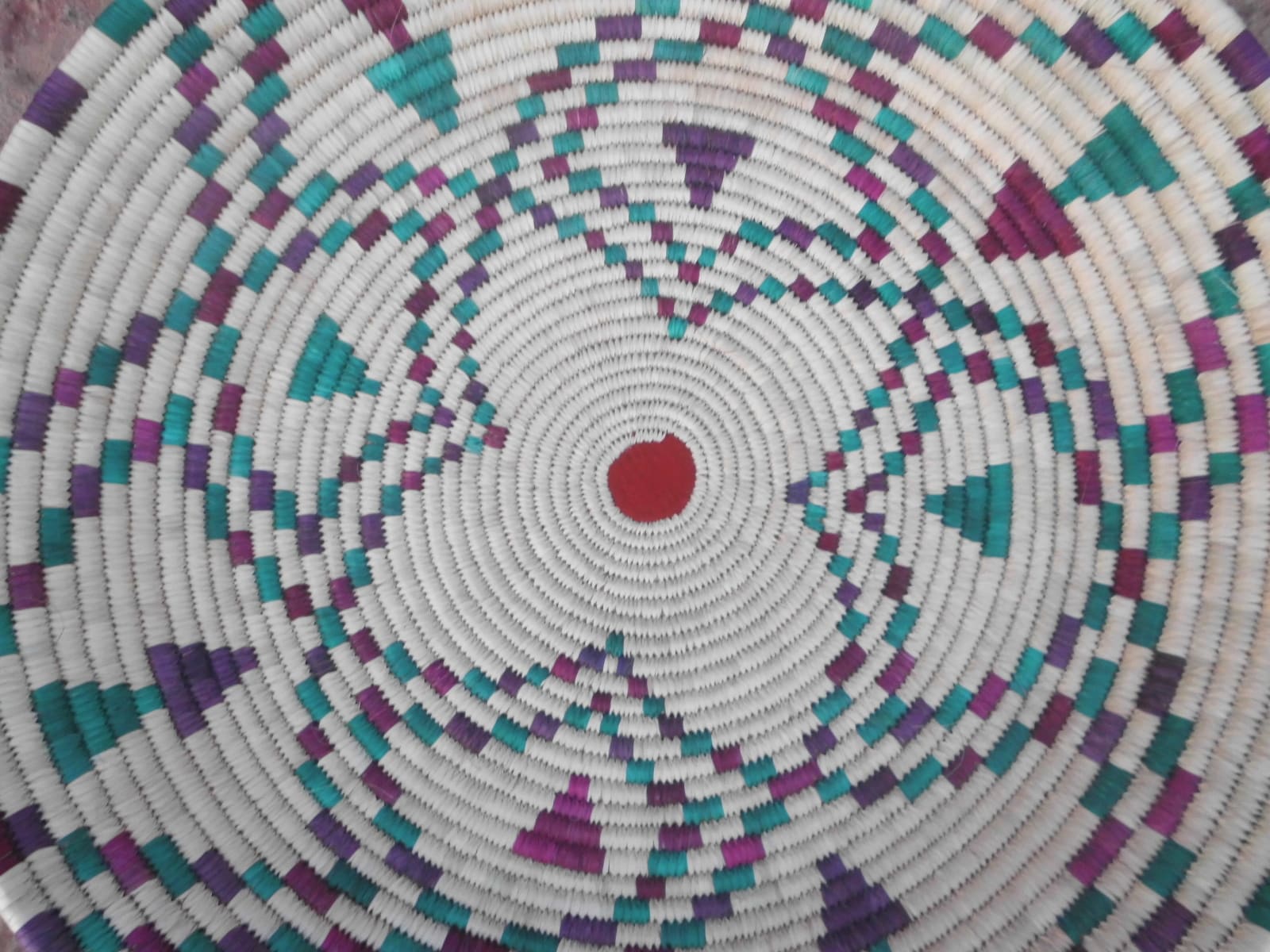  Woven Basket  Colored Morocco