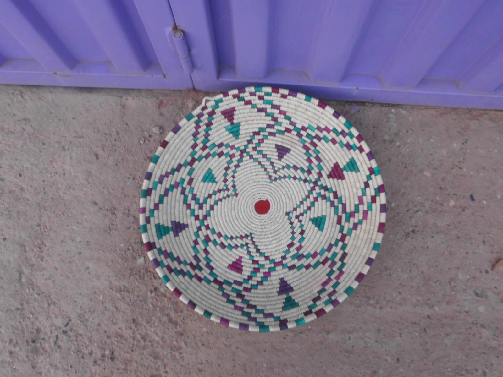  Woven Basket  Colored Morocco