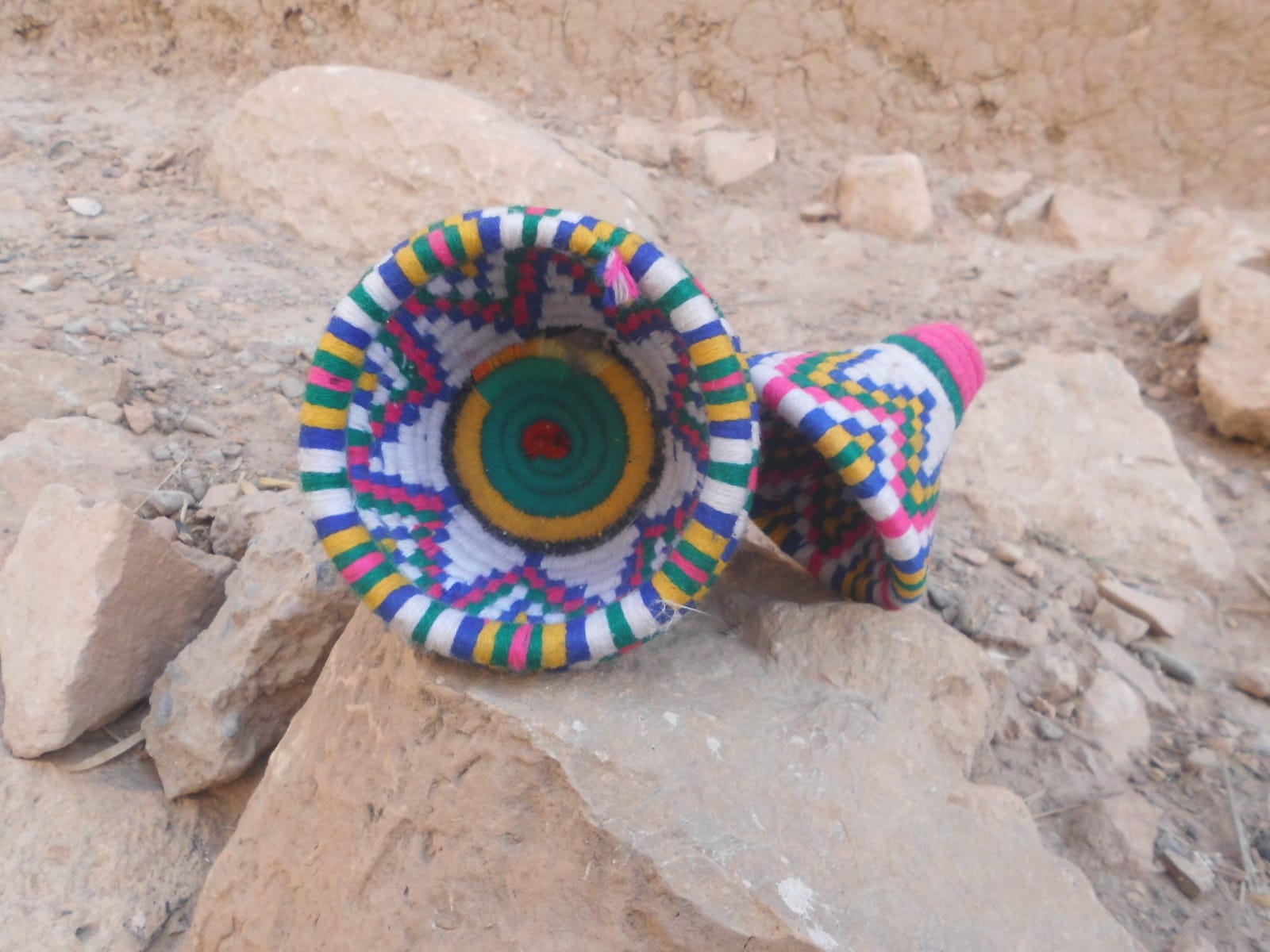  Woven Basket  Colored Morocco