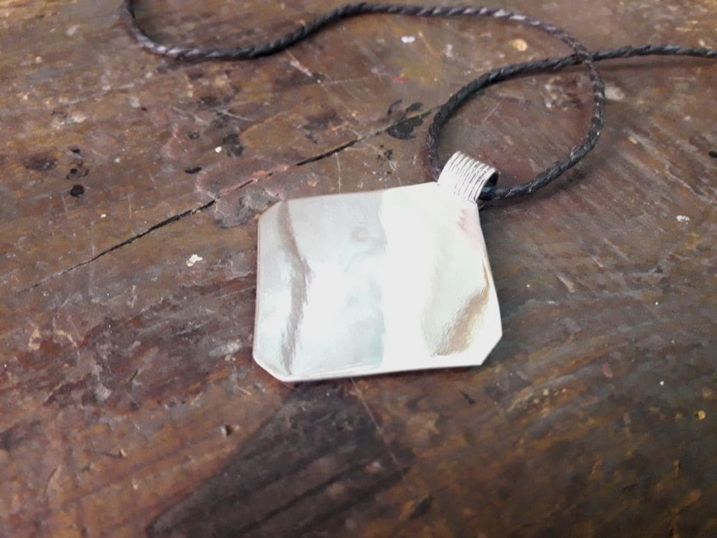 Necklace 800 Tiznit Silver Black, White Morocco