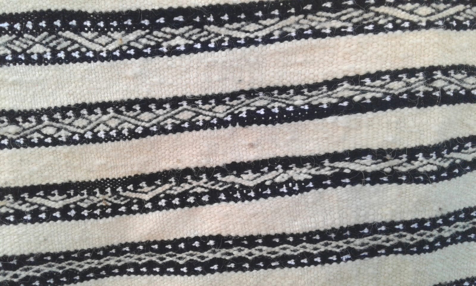  Hanbel Wool Black, White Morocco