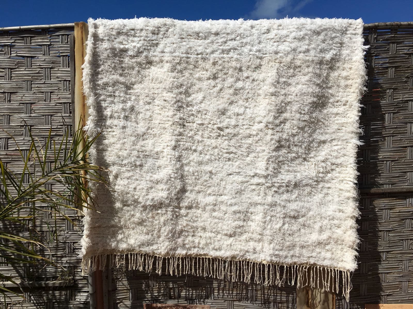  Btaniya Wool Thread  and Wool White Morocco