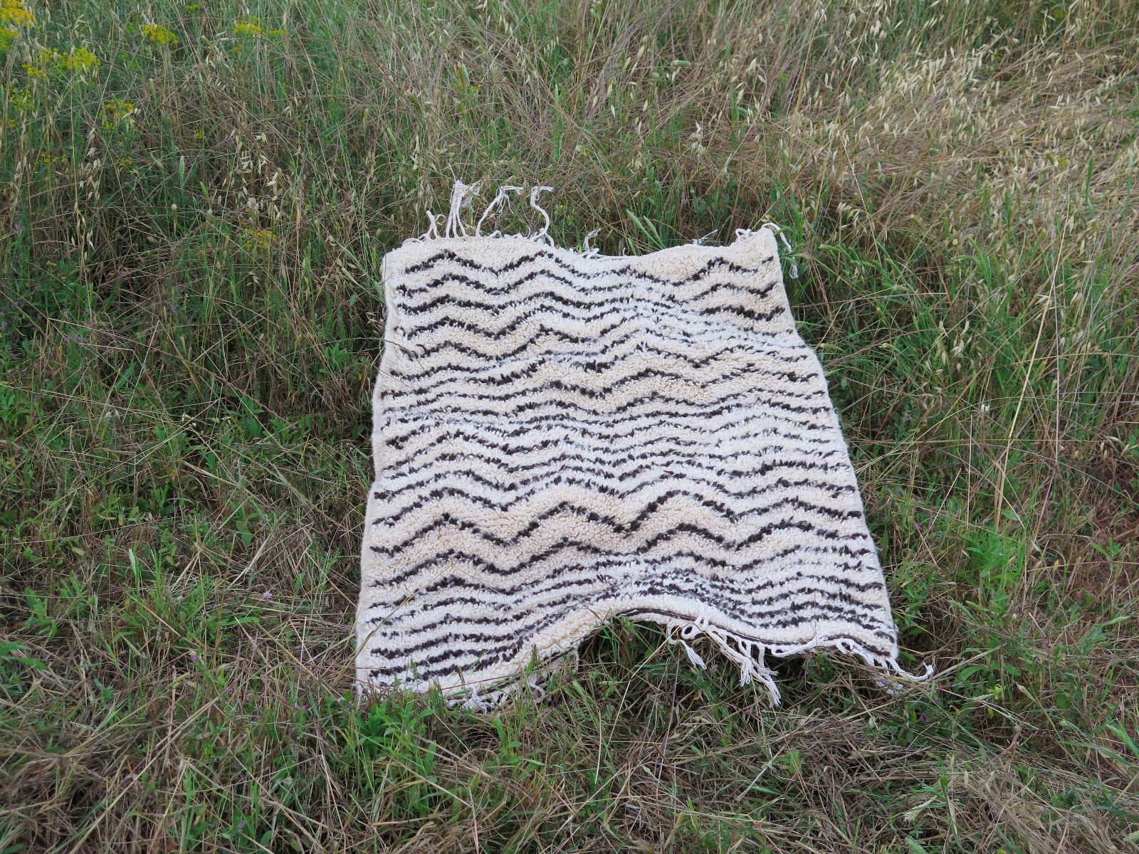 Beni Ourain Rug Fair Trade Morocco Anou