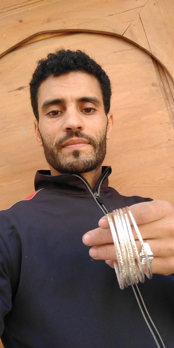  Bracelet 800 Tiznit Silver White Morocco