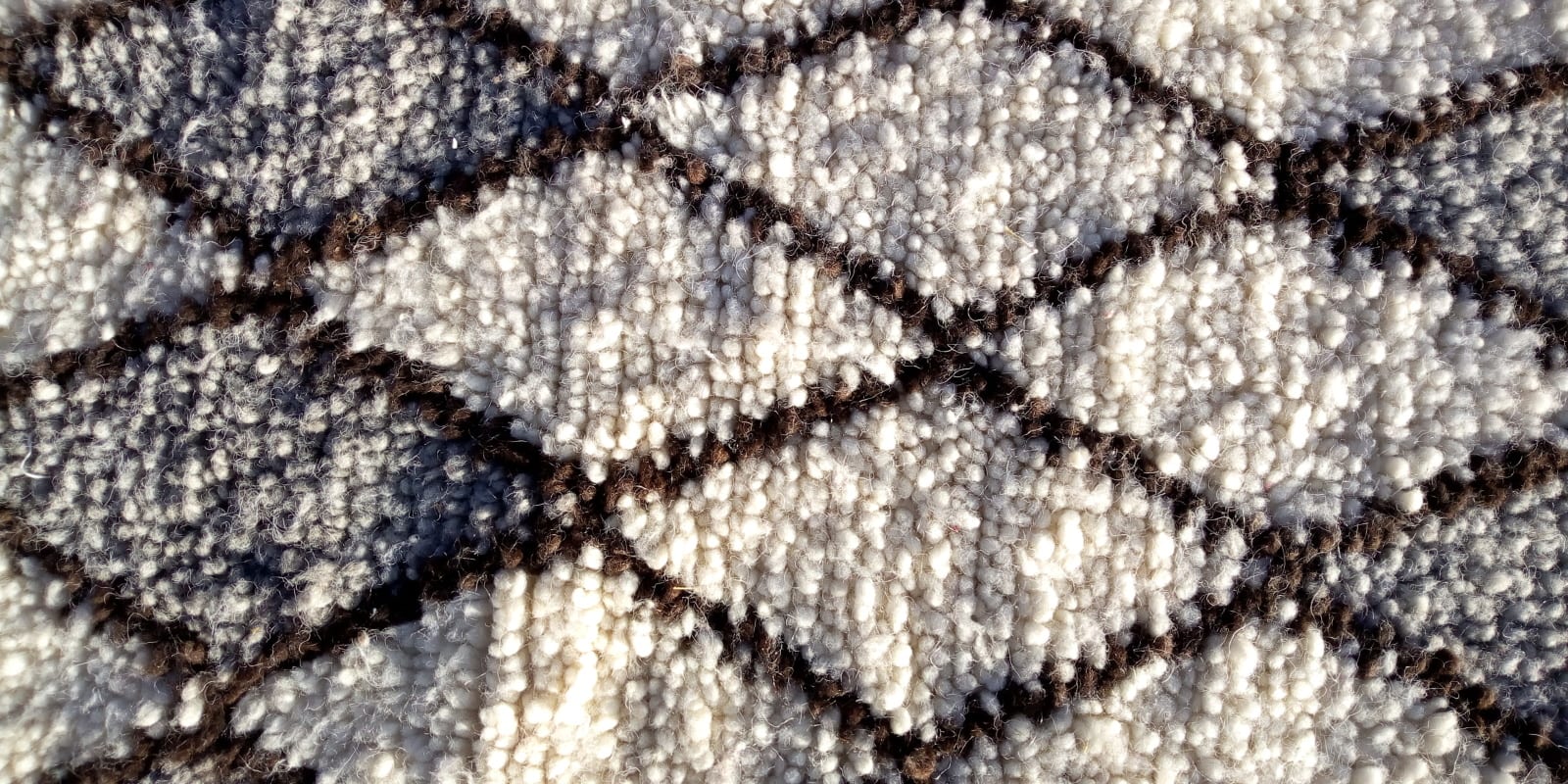  Beni Ourain Wool Grey, Black Morocco
