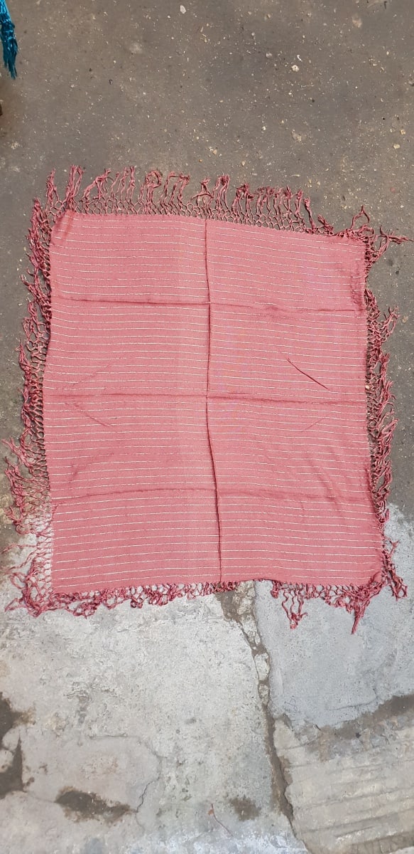  Scarf Cotton string Pink Morocco