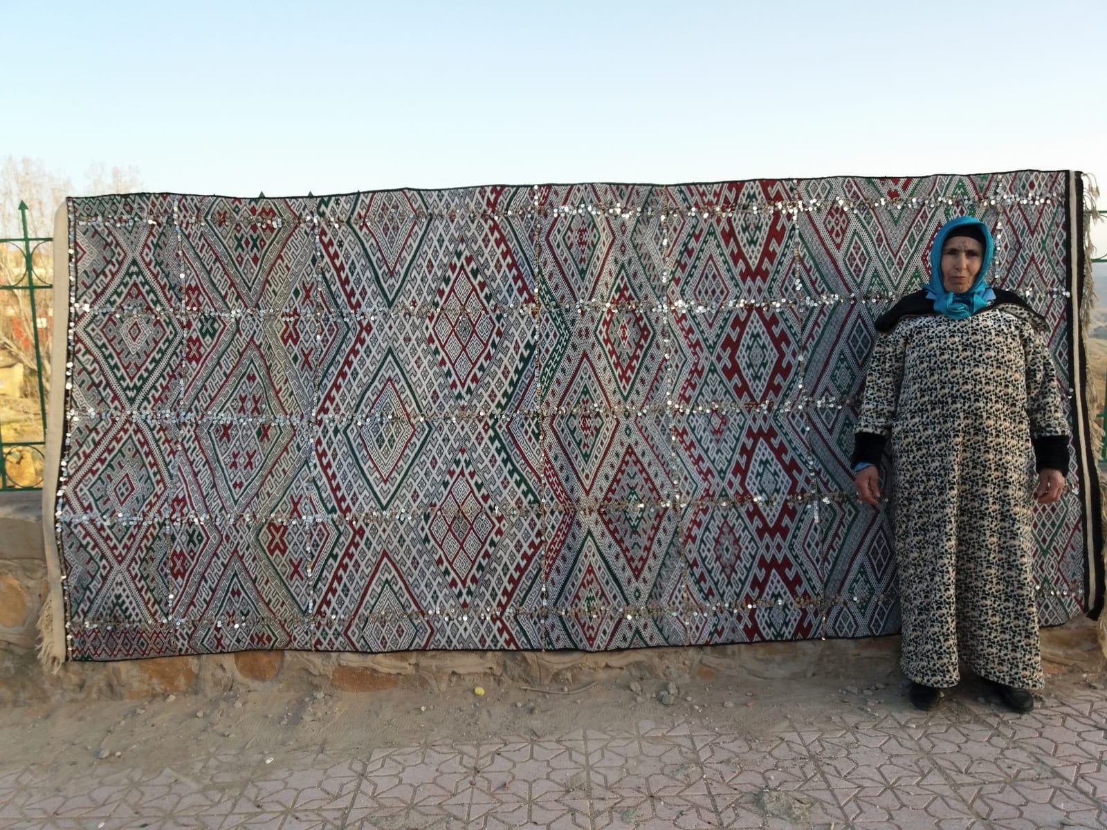  Flatweave  Colored Morocco