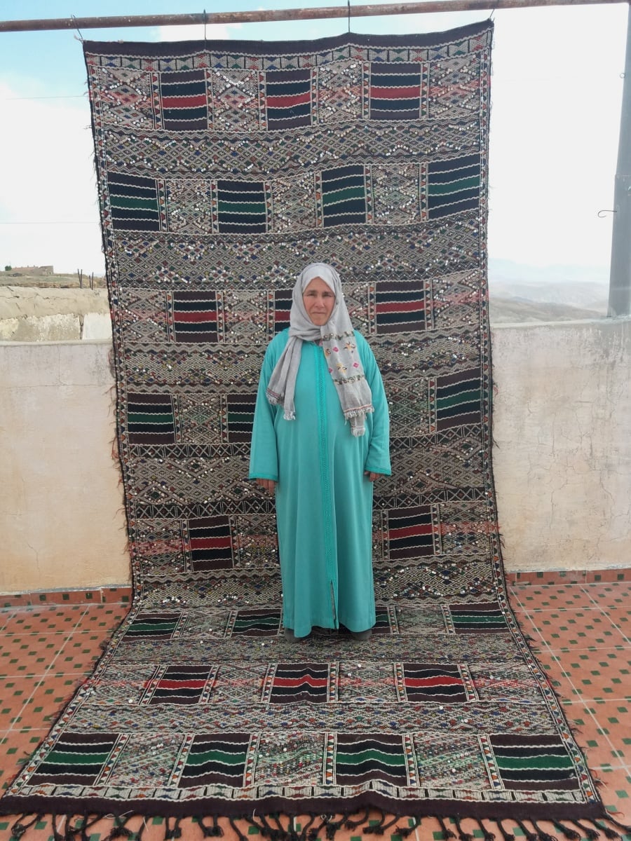  Flatweave  Colored Morocco