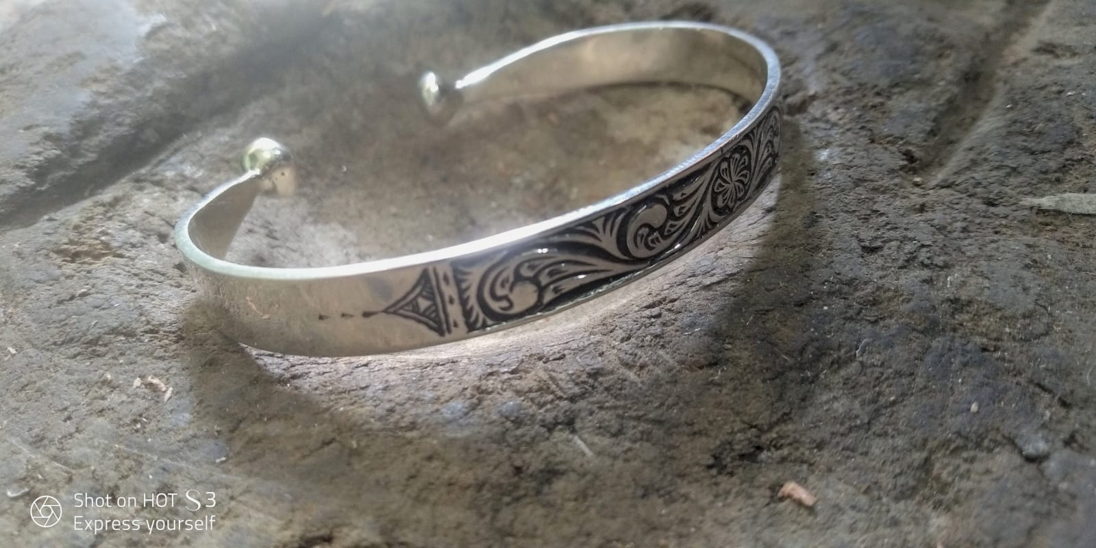  Bracelet 800 Tiznit Silver Black, White Morocco