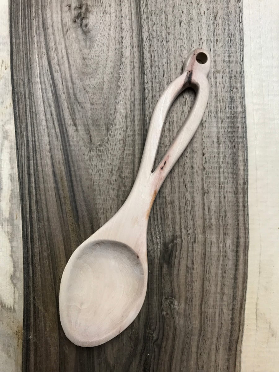  Hand Carved Spoon Walnut Wood Brown Morocco