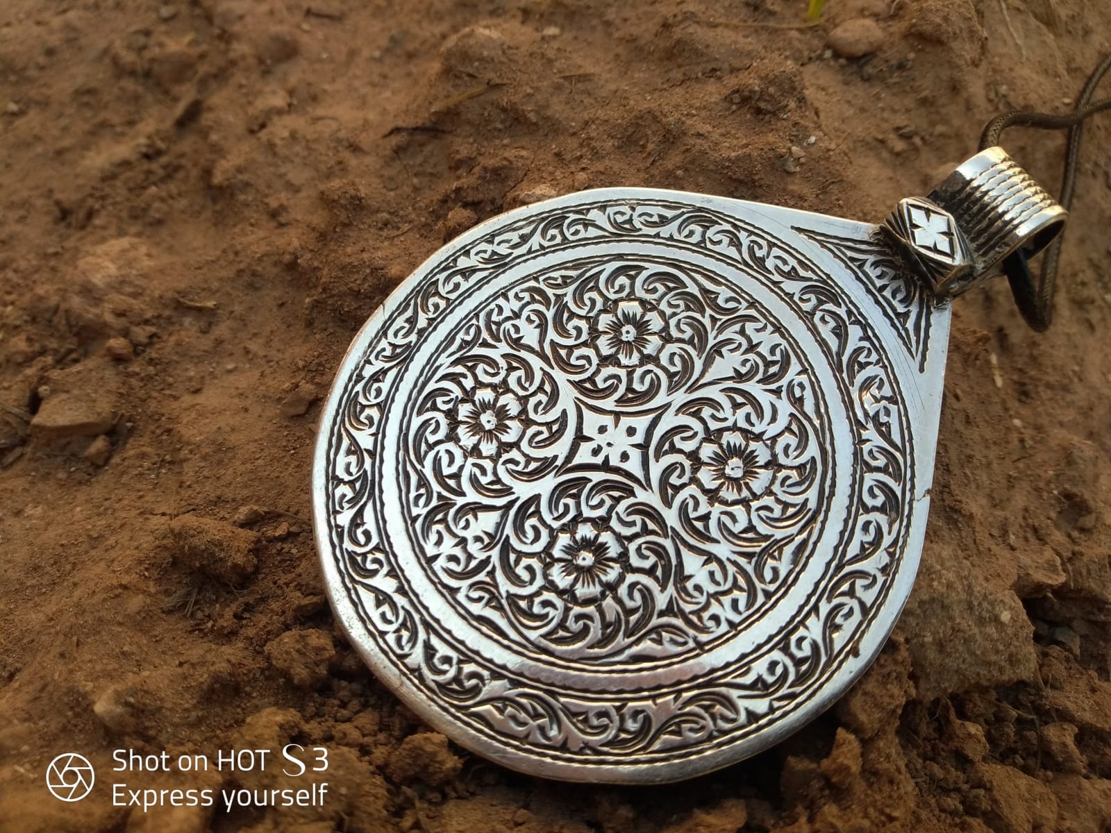  Necklace 800 Tiznit Silver Black, White Morocco