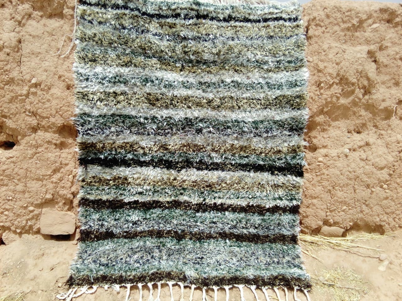  Boucherouite Up Cycled Thread  Colored Morocco