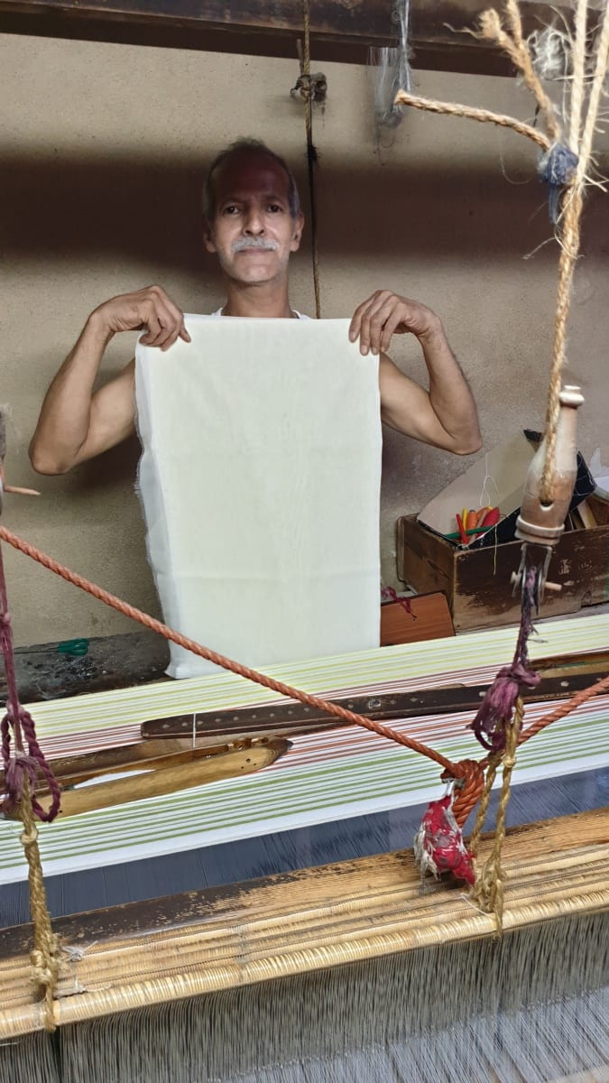  Fabric Wool  and  polyster White Morocco