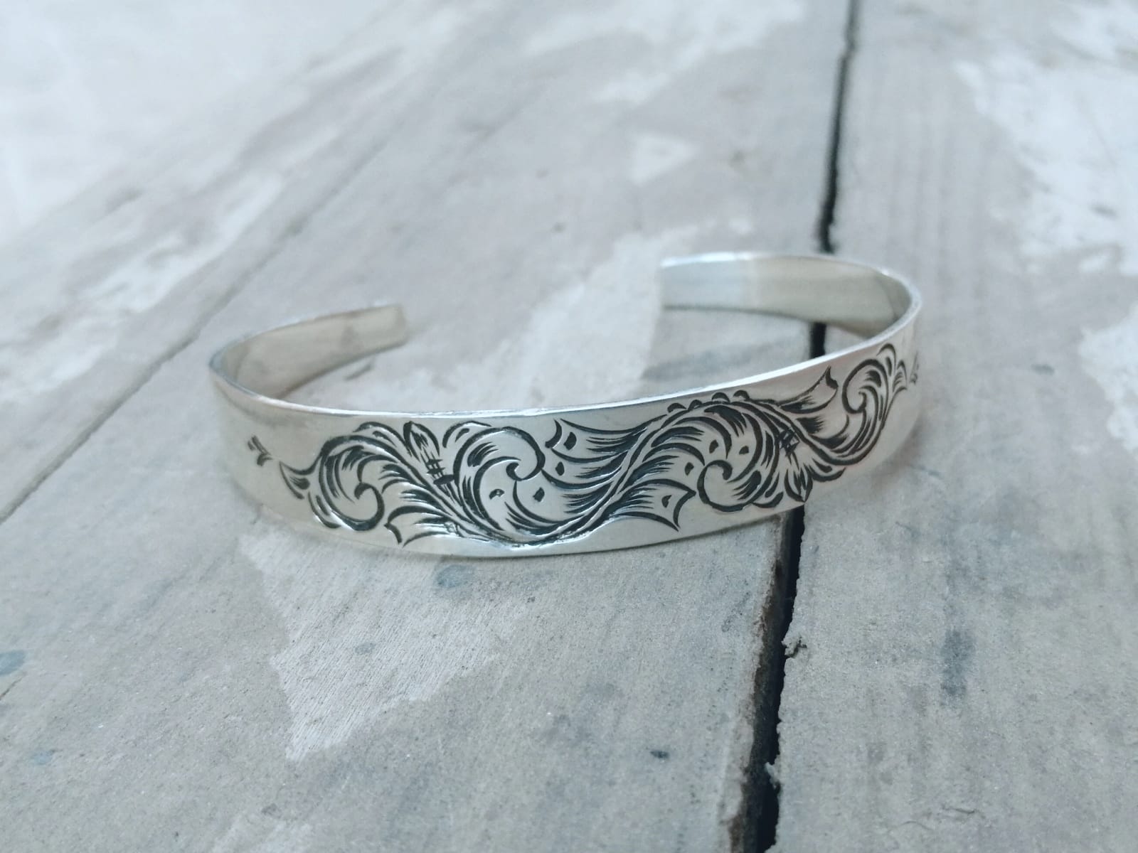  Bracelet 800 Tiznit Silver Black, White Morocco