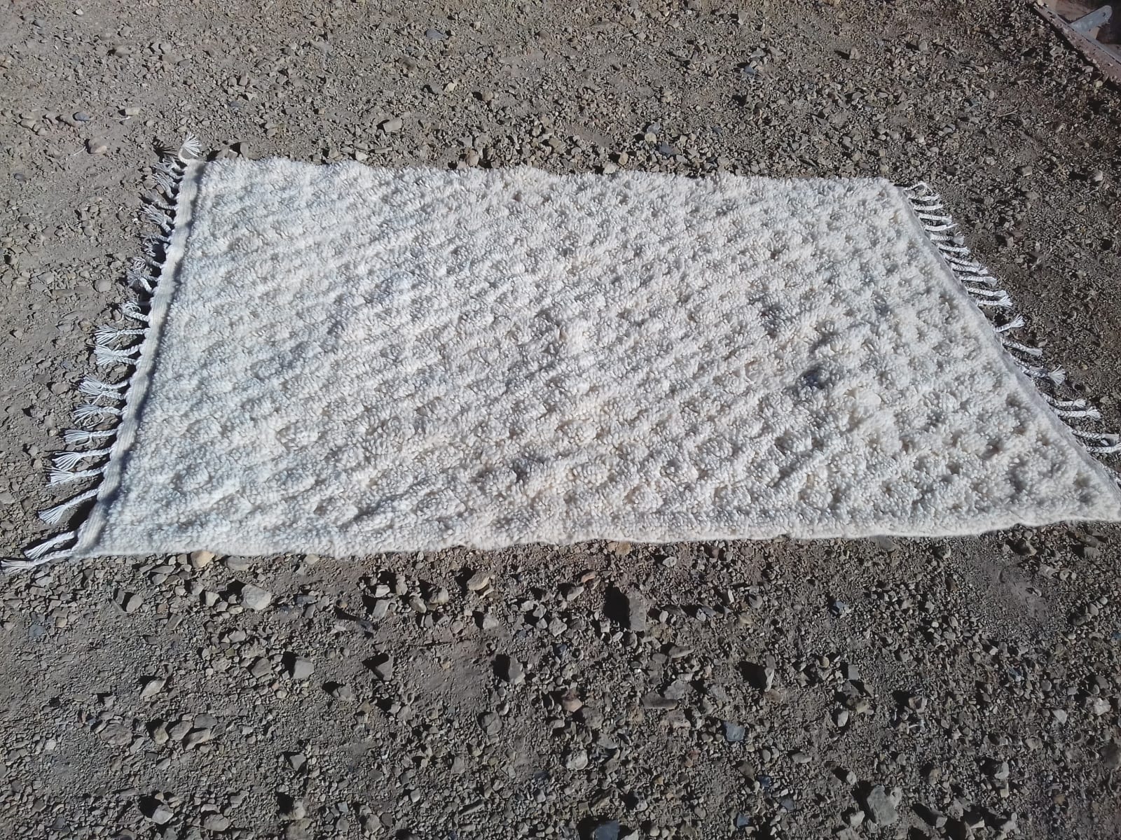  Beni Ourain Wool String and Wool White Morocco