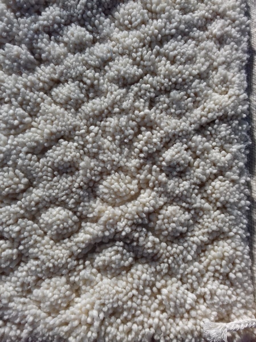  Beni Ourain Wool String and Wool White Morocco