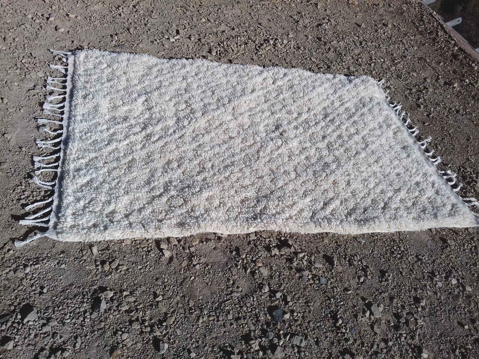  Beni Ourain Wool String and Wool White Morocco