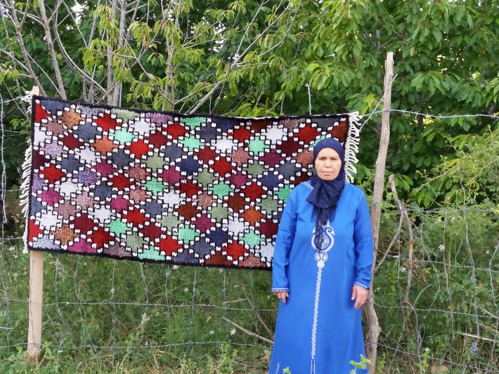  Pile Knot  Colored Morocco