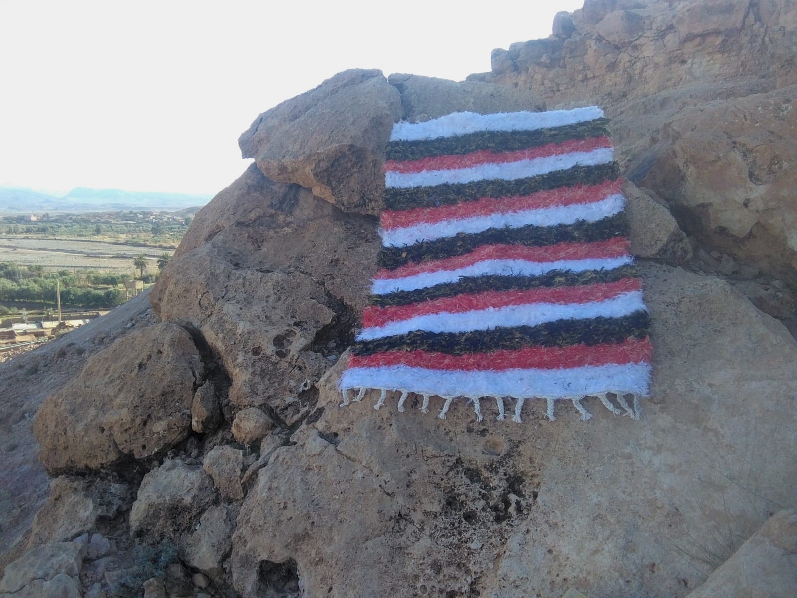  Boucherouite Up Cycled Thread  Colored Morocco