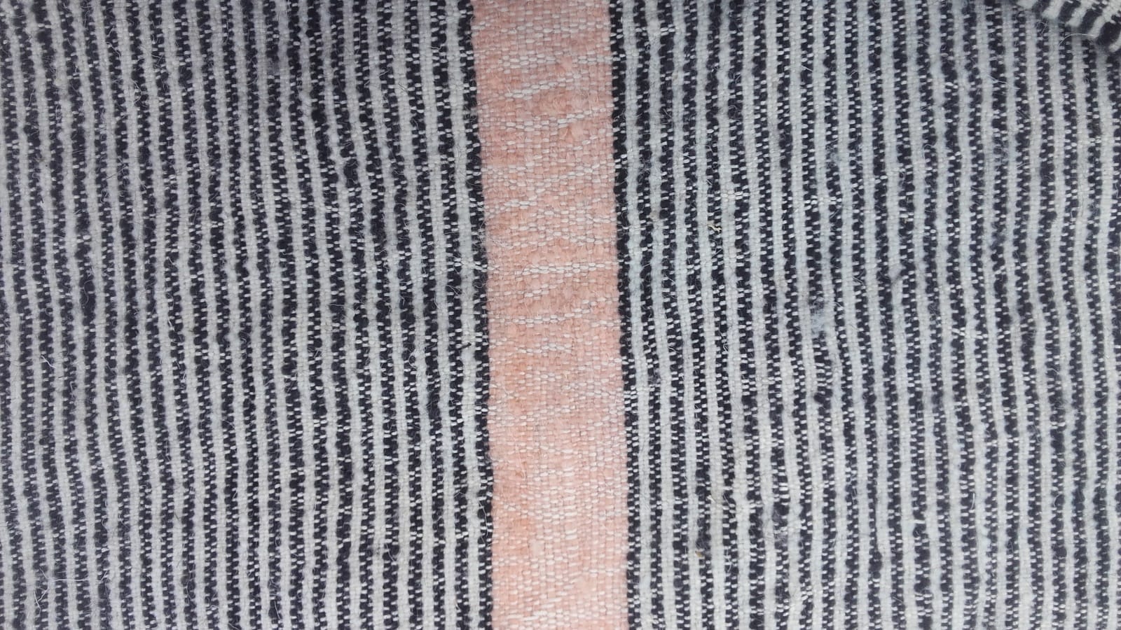  Hanbal Wool and Wool Thread Pink, Black Morocco