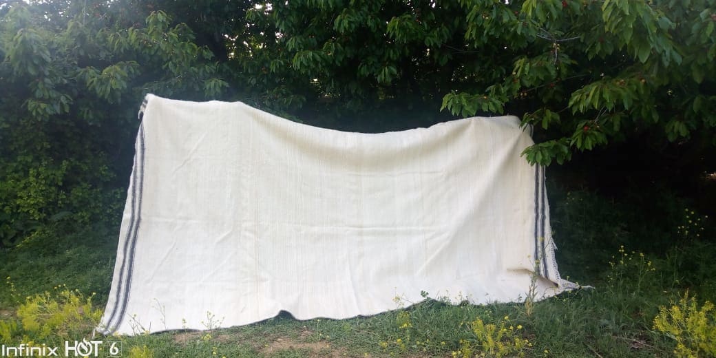  Flatweave  Black, White Morocco