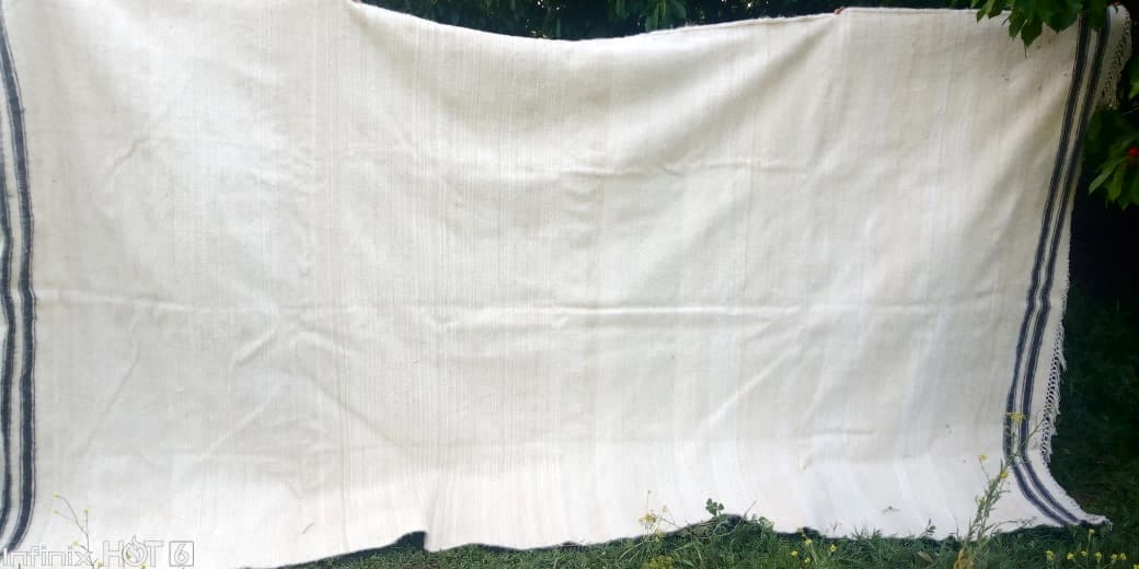  Flatweave  Black, White Morocco