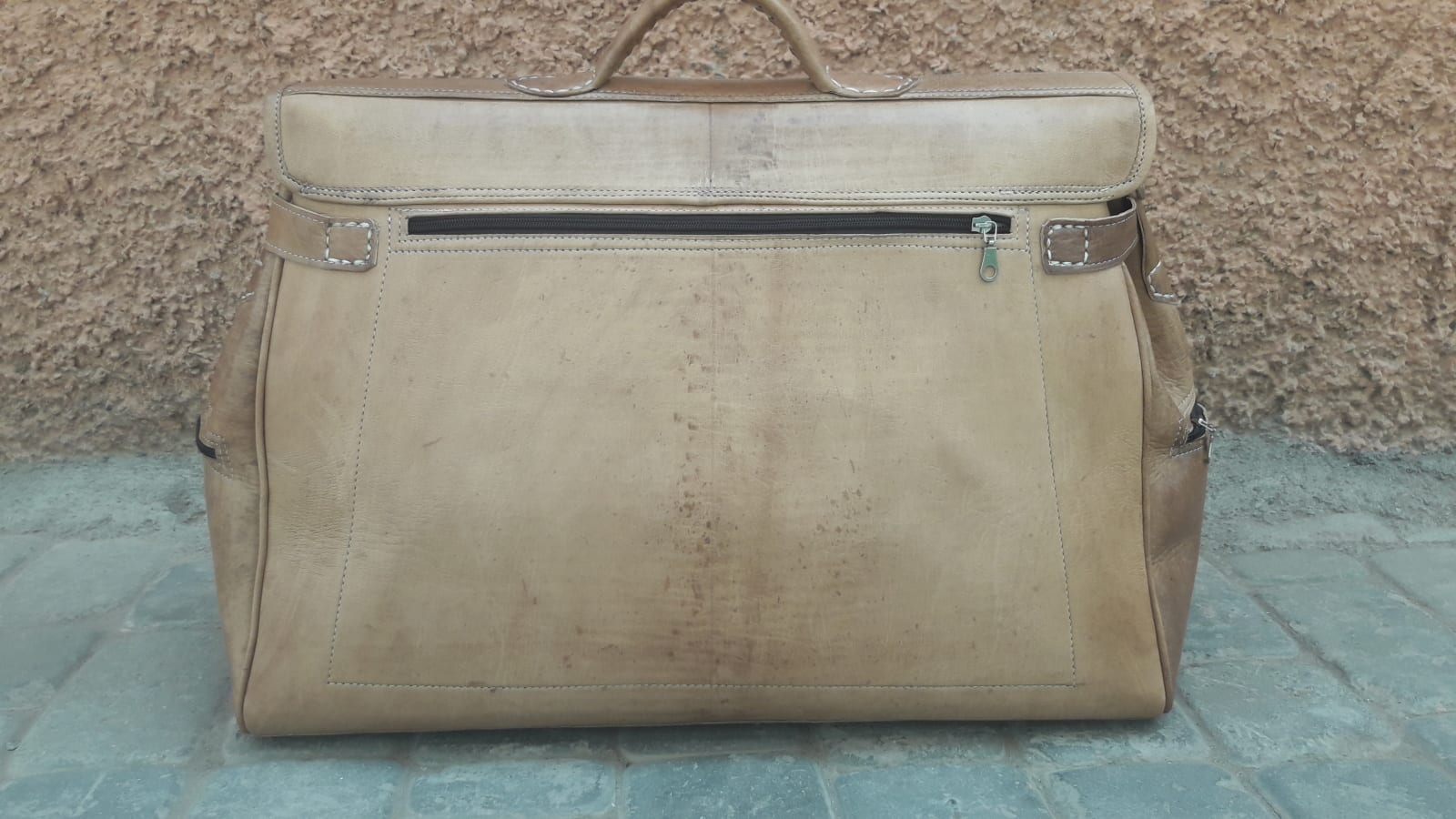  bag leather and Sabra silk White Morocco