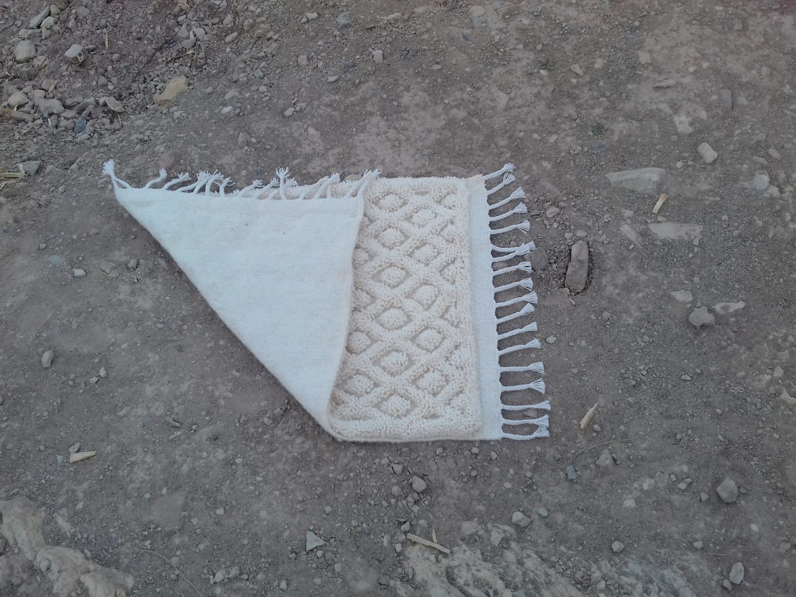  Beni Ourain Wool String and Wool White Morocco