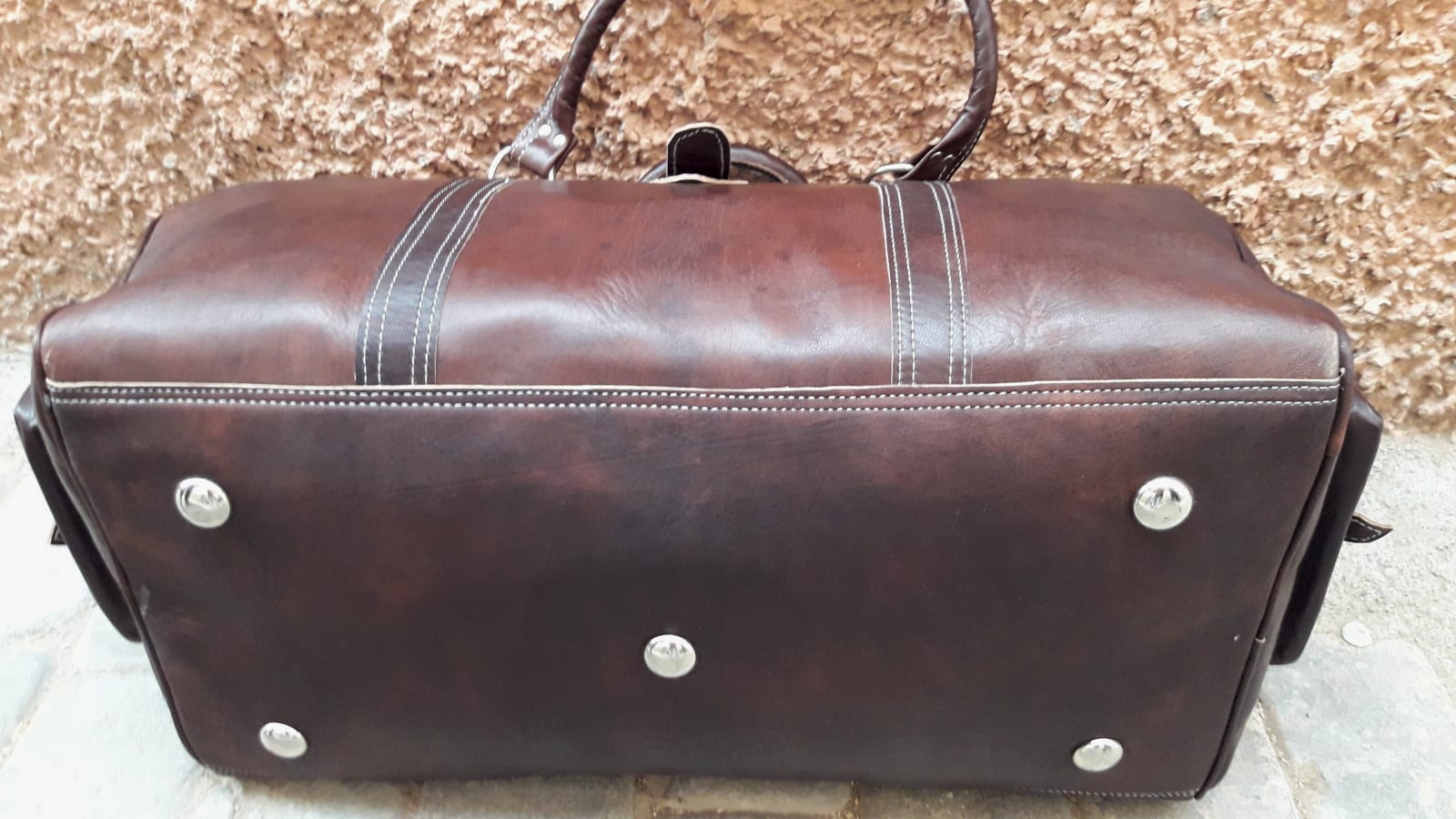  bag leather and Sabra silk Brown Morocco