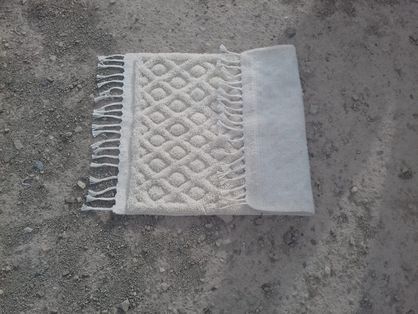  Beni Ourain Wool String and Wool White Morocco