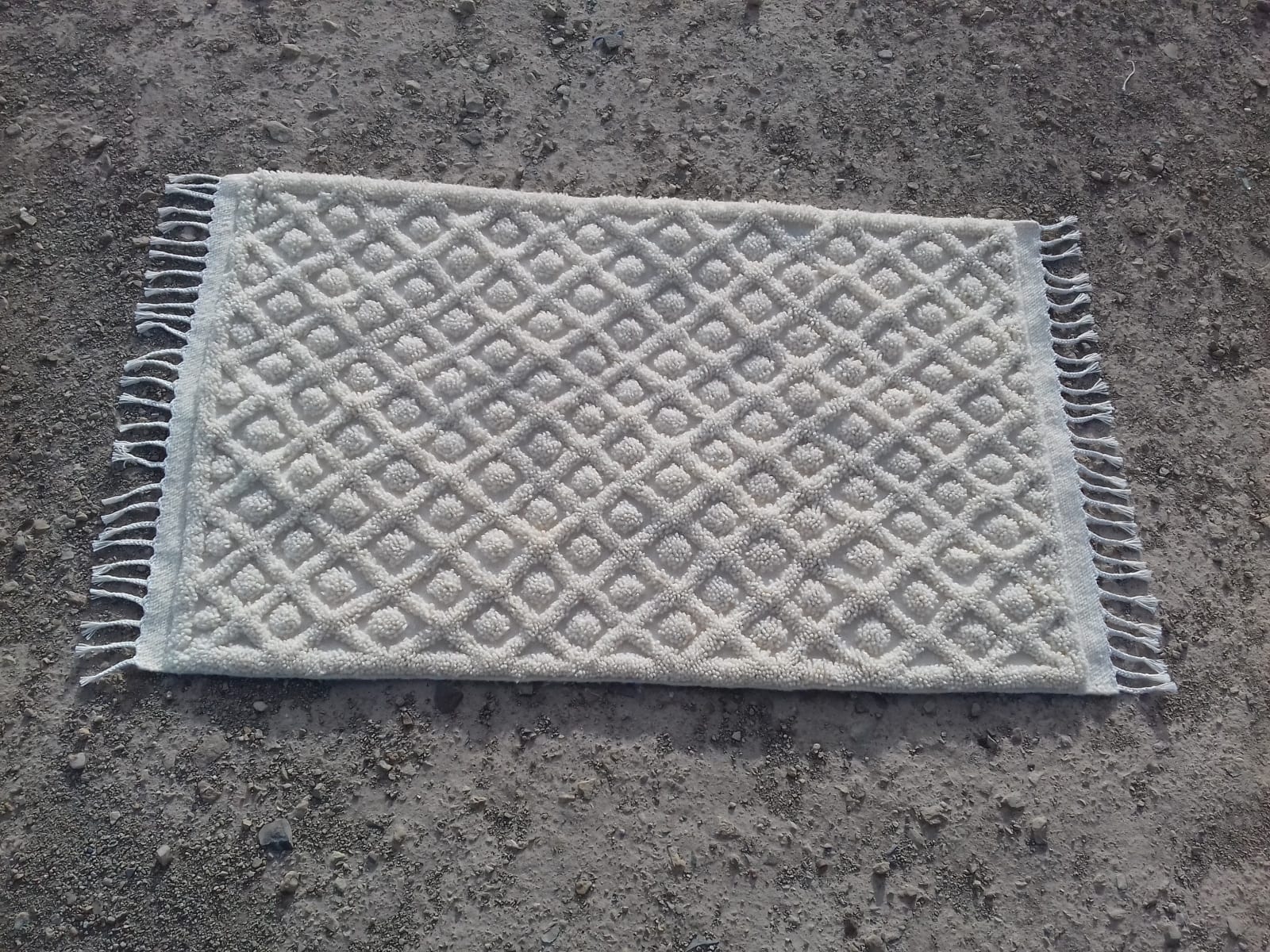 Beni Ourain Wool String and Wool White Morocco