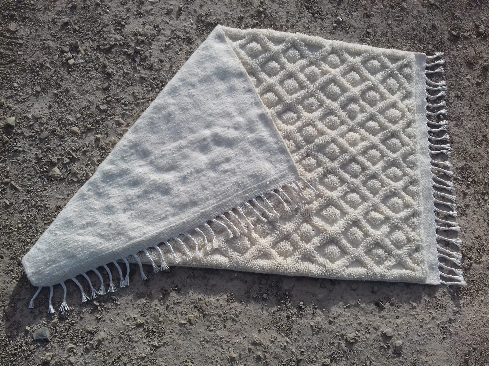  Beni Ourain Wool String and Wool White Morocco
