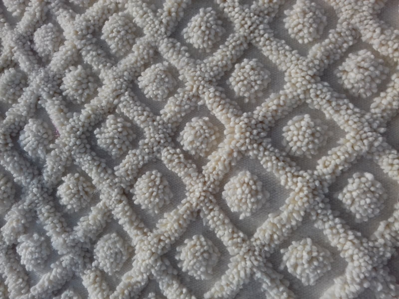  Beni Ourain Wool String and Wool White Morocco