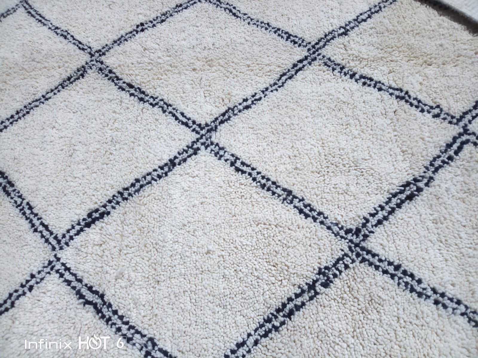  Beni Ourain Wool Black, White Morocco