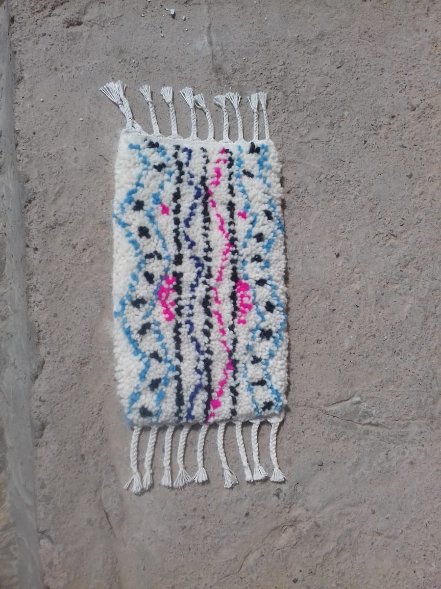  Beni Ourain Wool String and Wool Colored Morocco