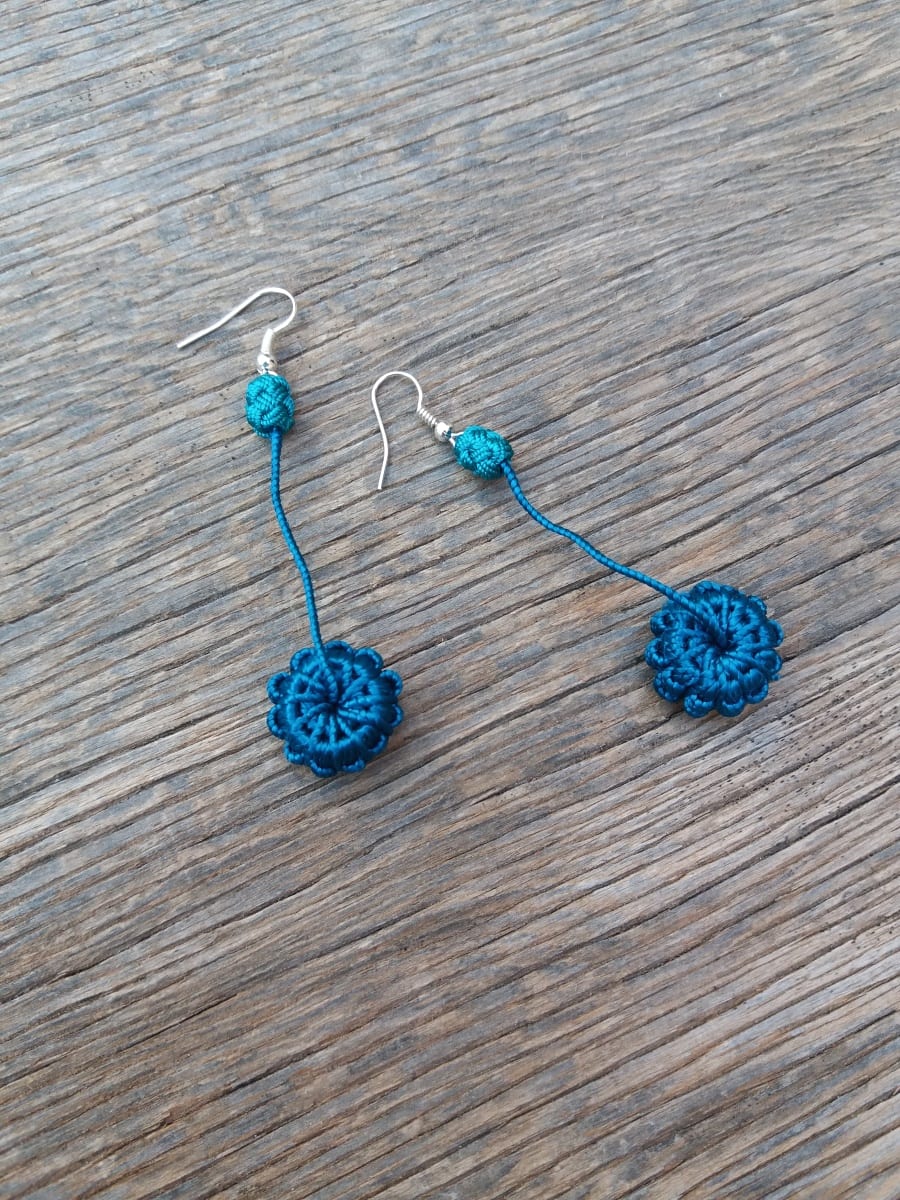 Multi Button Earrings
