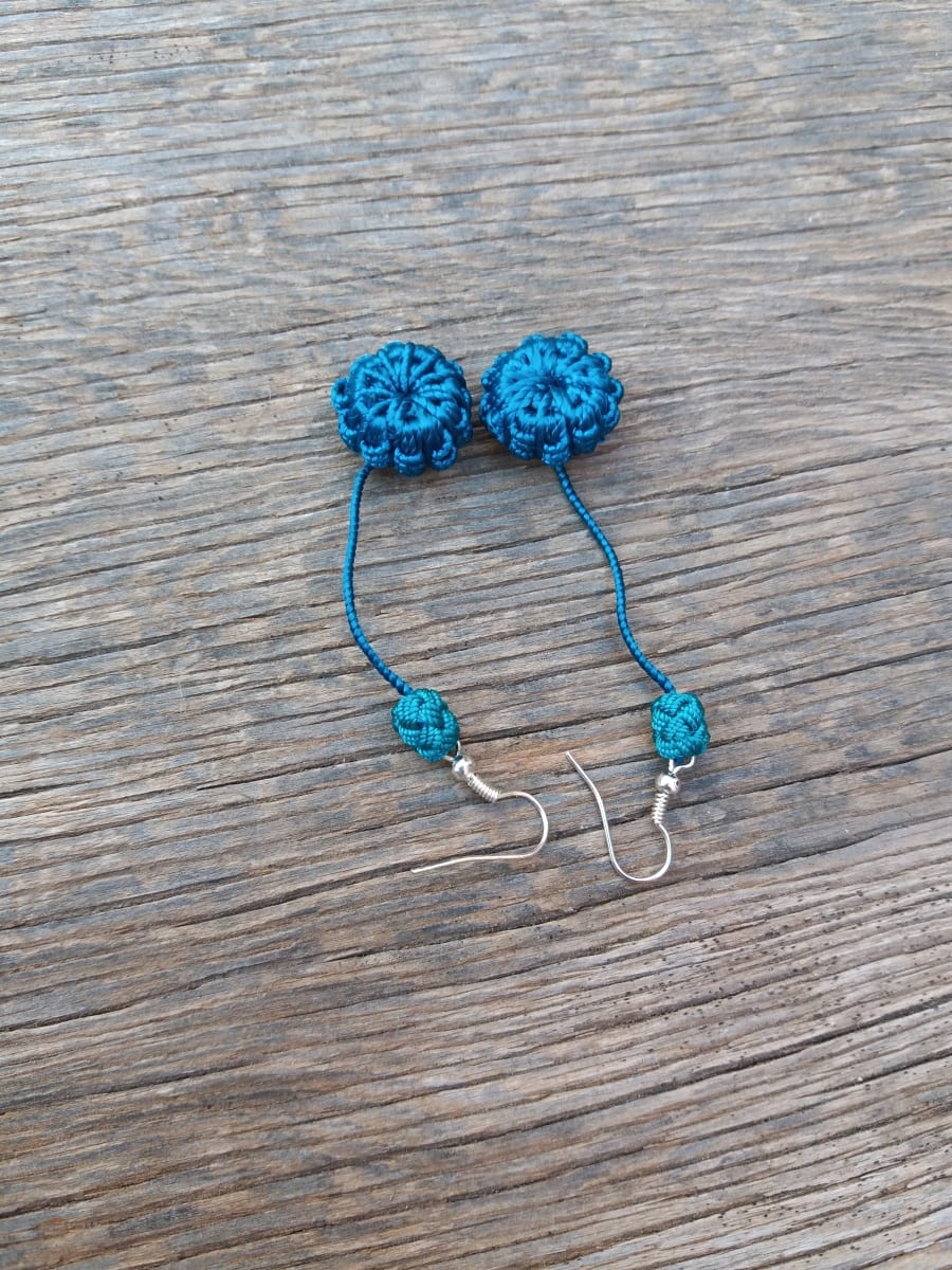 Multi Button Earrings