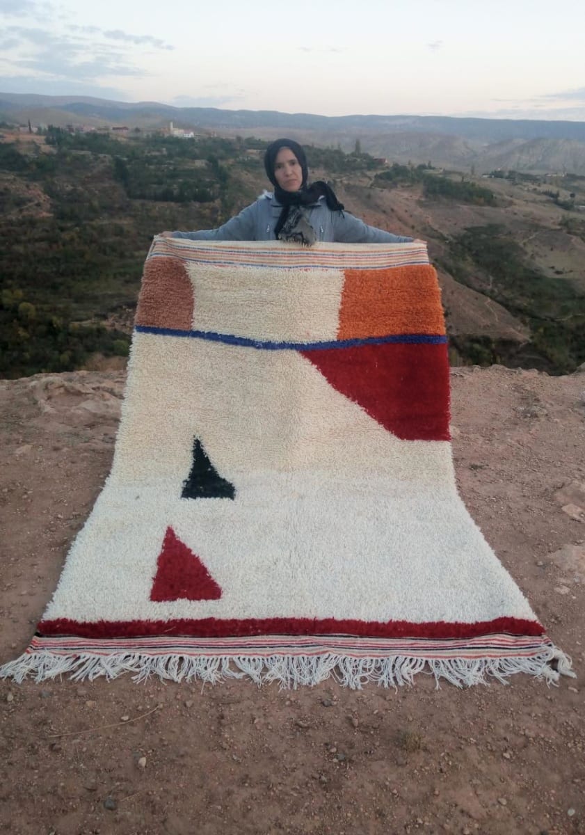  Beni Ourain the Warp and Wool Colored Morocco