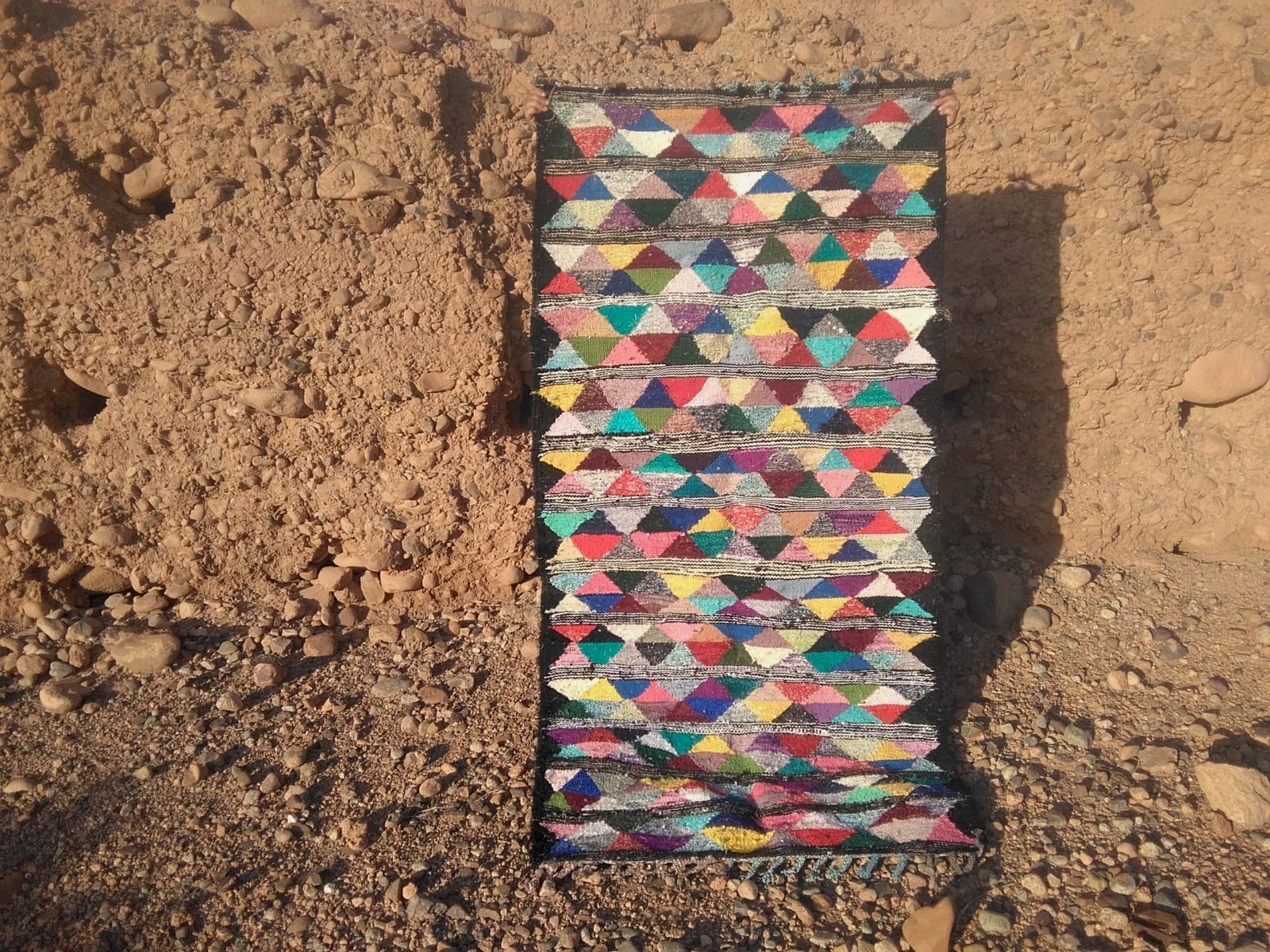  Boucherouite Up Cycled Thread  Colored Morocco