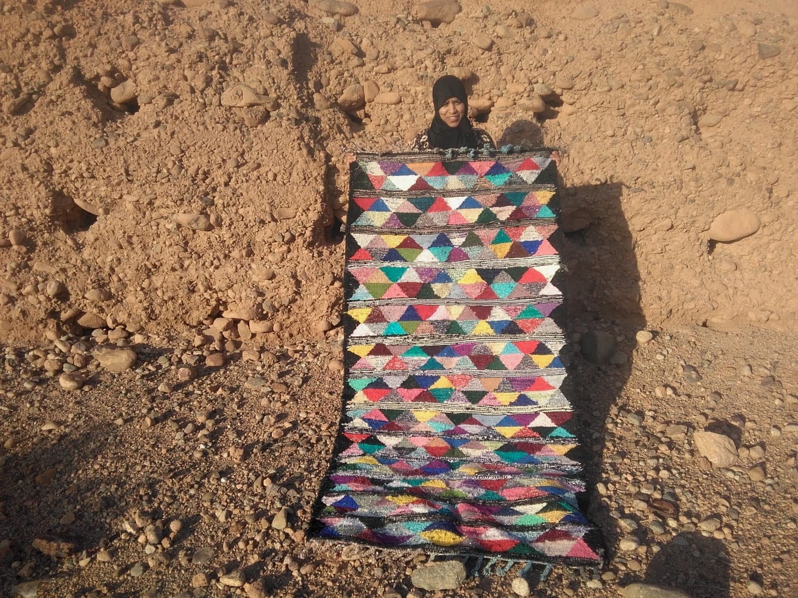  Boucherouite Up Cycled Thread  Colored Morocco