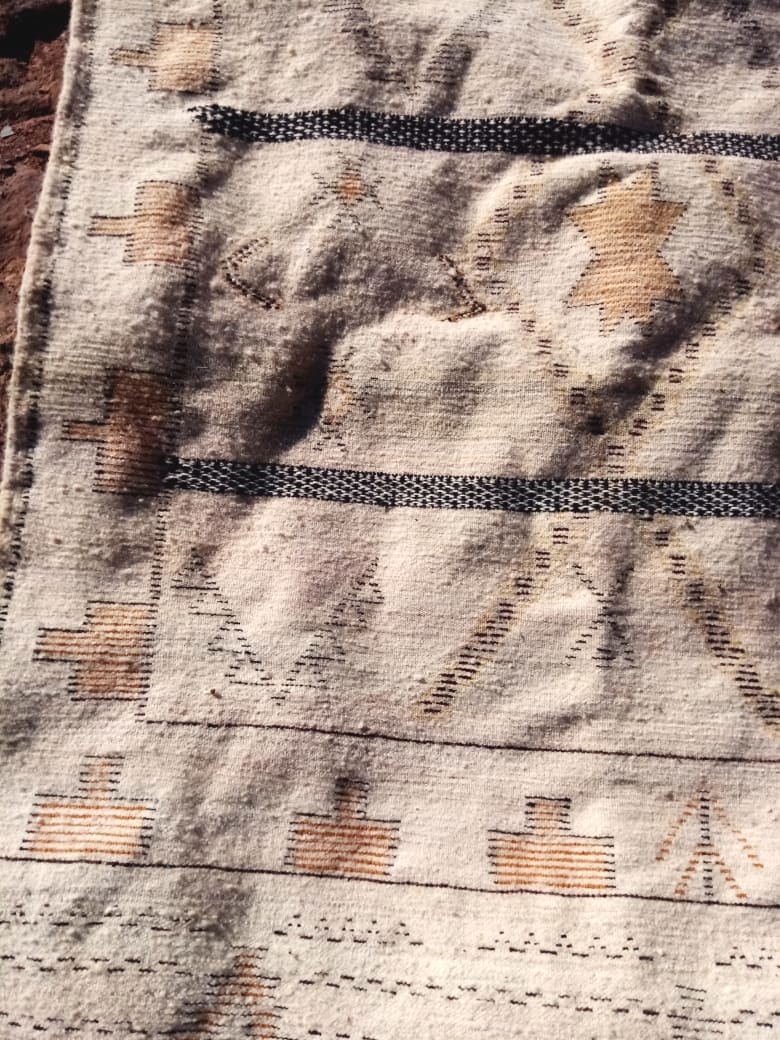  Beni Ourain Rug Wool Black Morocco
