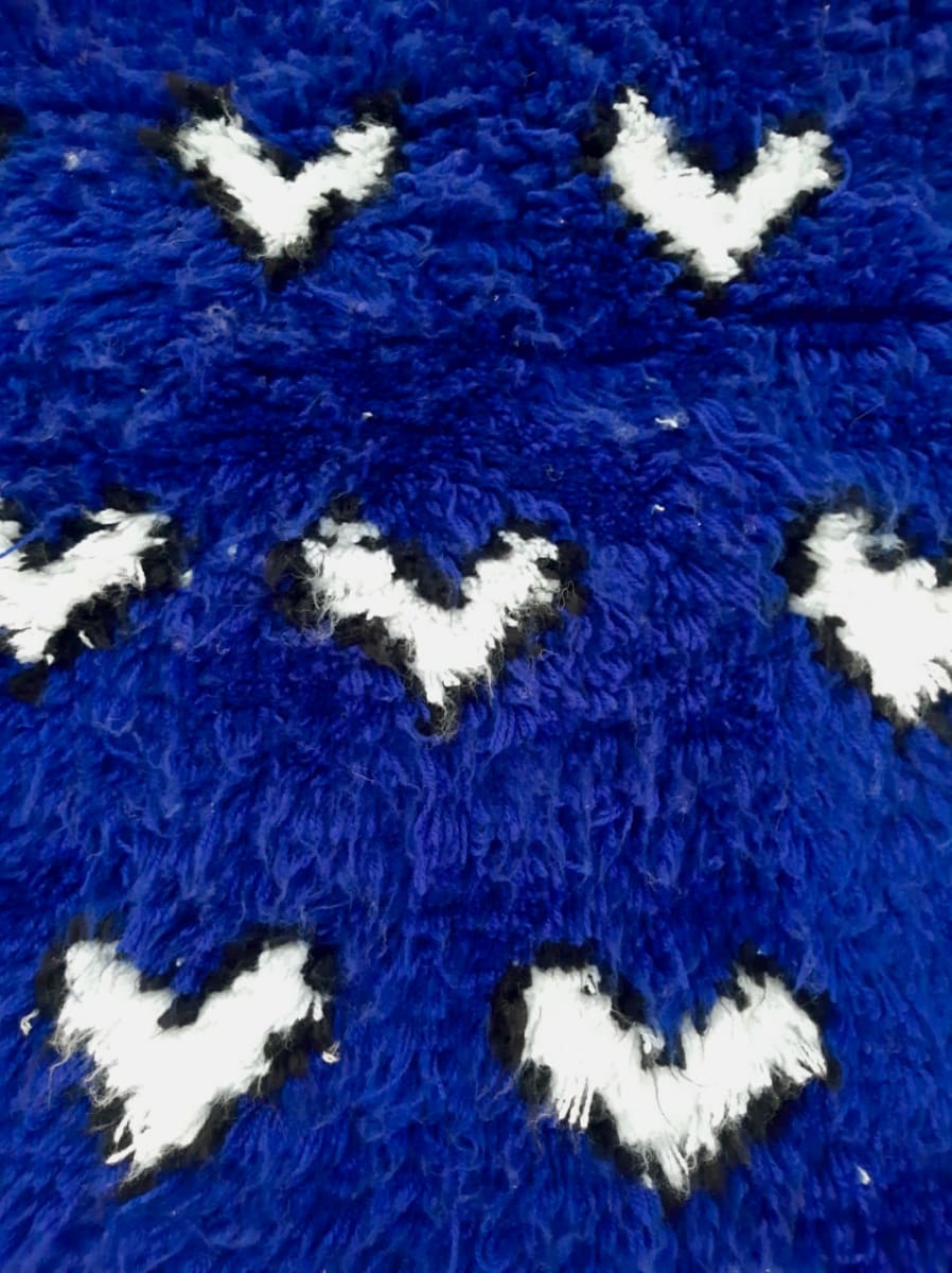  rug Boucherwitte Alkoba  Blue, Black Morocco