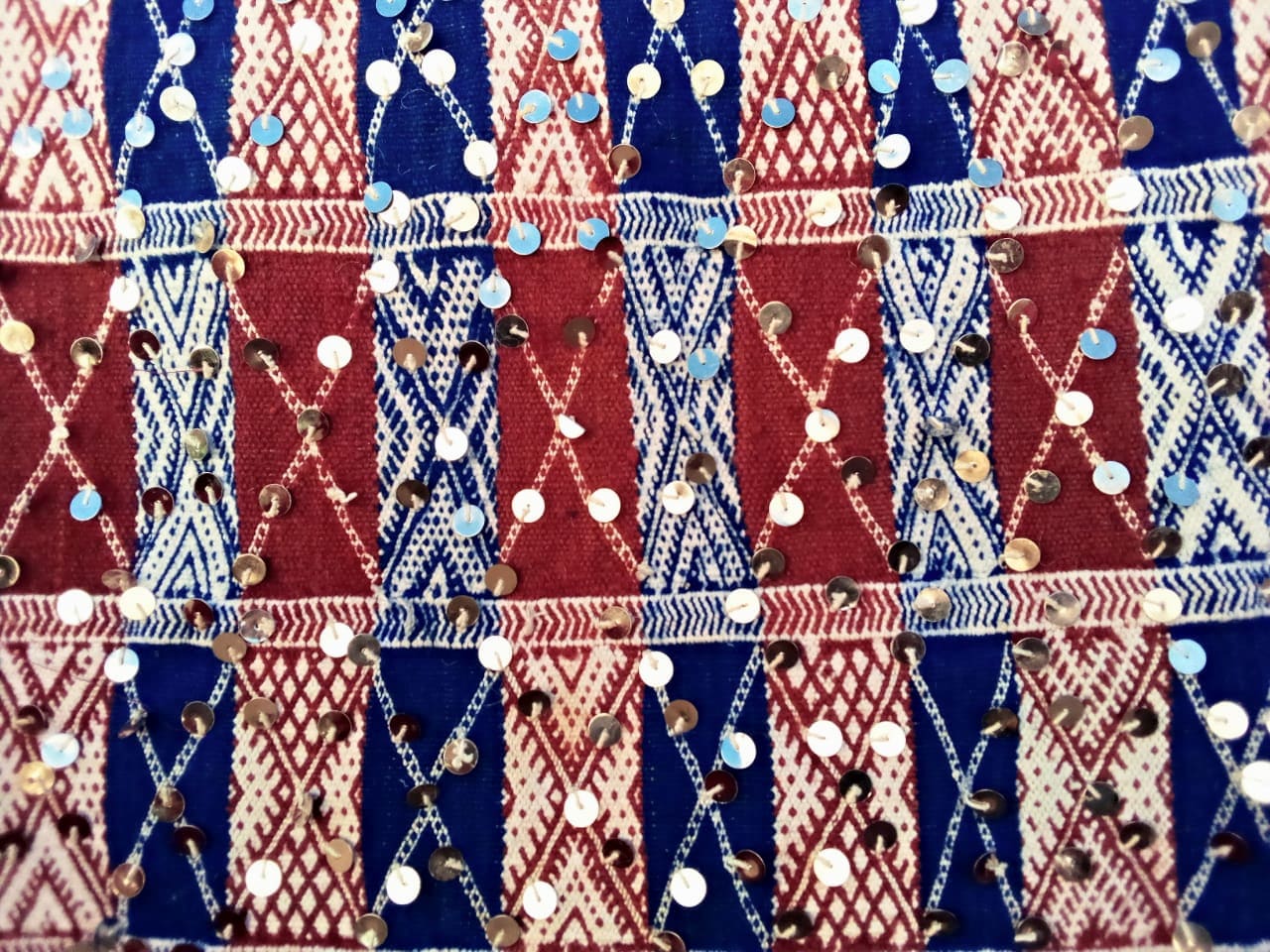  Hanbel Wool Red, Purple Morocco