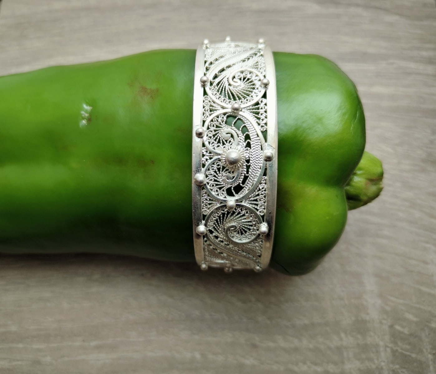  Bracelet 800 Tiznit Silver White Morocco