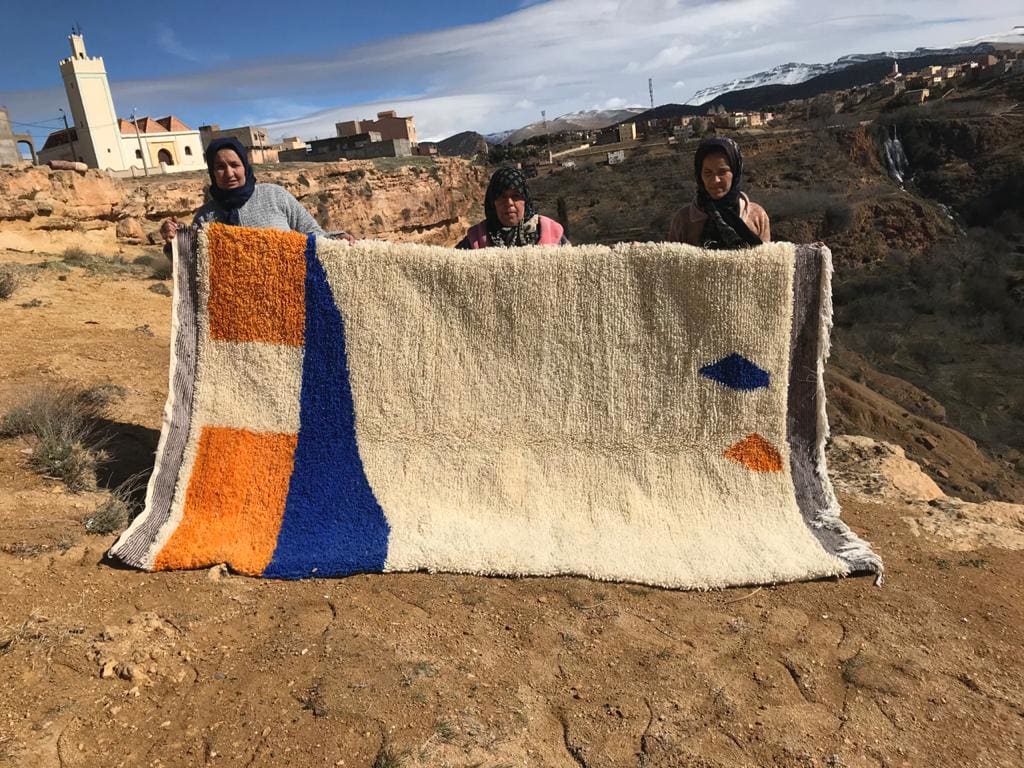  Beni Ourain  Colored Morocco