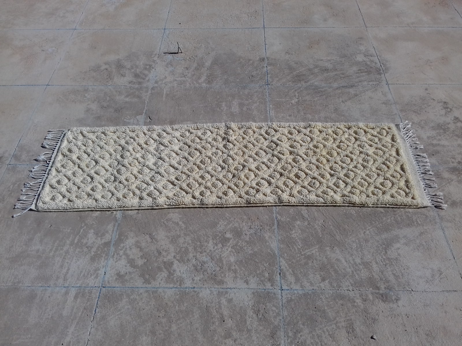  Beni Ourain Wool String and Wool White Morocco