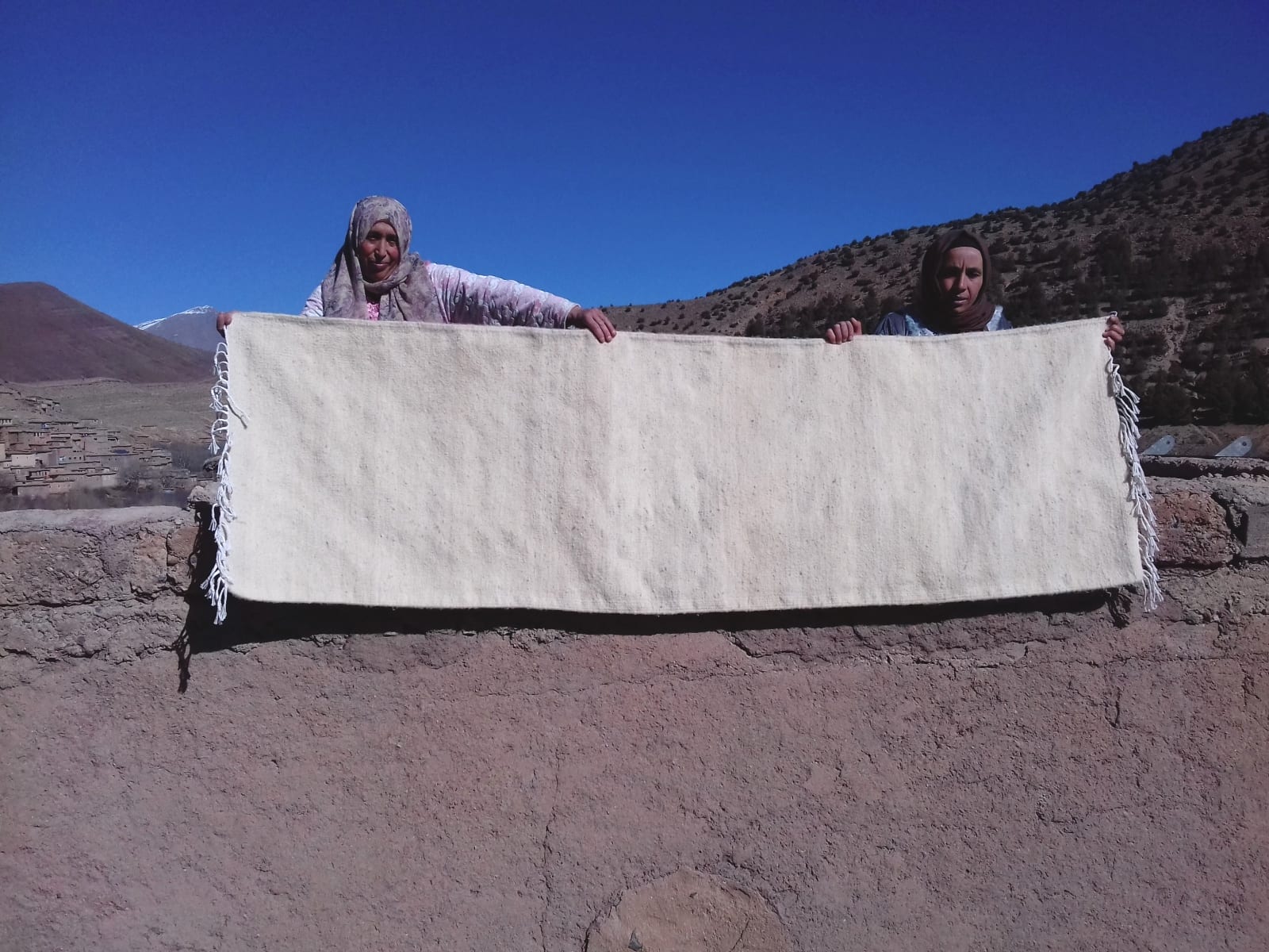 Beni Ourain Wool String and Wool White Morocco